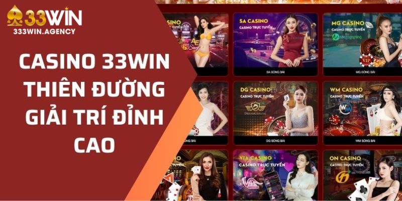 Những sảnh game chất lượng nhất tại sảnh Casino 