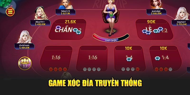 Game xóc đĩa truyền thống